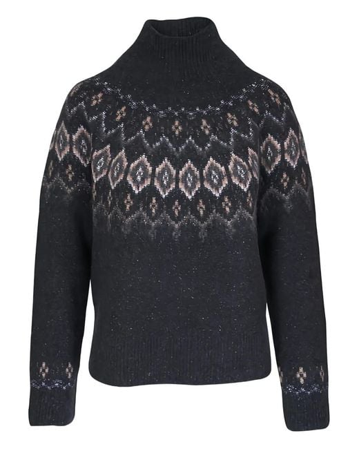 Vince Gray Donegal Fair Isle Patterned Sweater