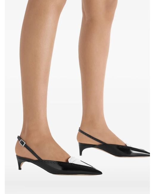 Malone Souliers Black Laurie Pumps