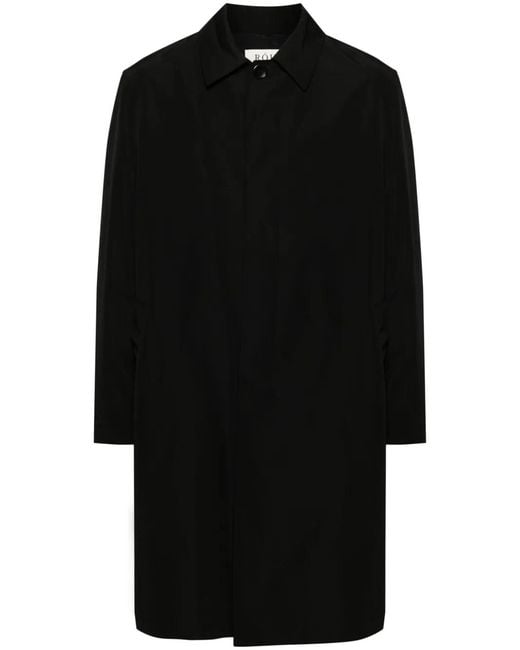 Rohe Black Single-Breasted Coat for men
