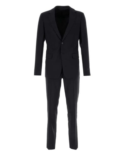 Prada Black Single-Breasted Suit for men