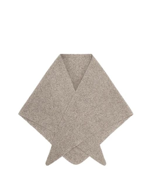 EMERSON RENALDI Gray Knitted Scarf