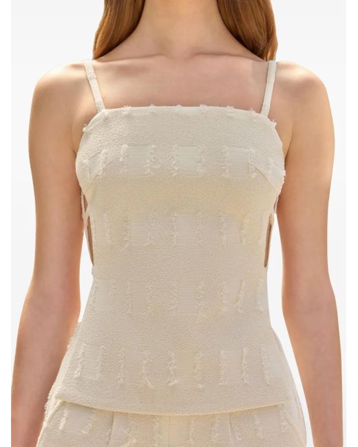 Cult Gaia Natural Simone Tank Top