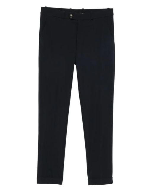 Chino Suflex Con Risvolto di Rrd in Blue da Uomo