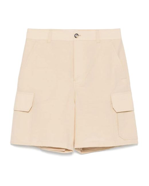 Loewe Cargo-Shorts Mit Logo-Patch in Natural für Herren