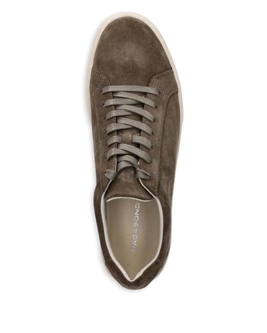 Vagabond Brown Suede Low-Top Sneakers for men