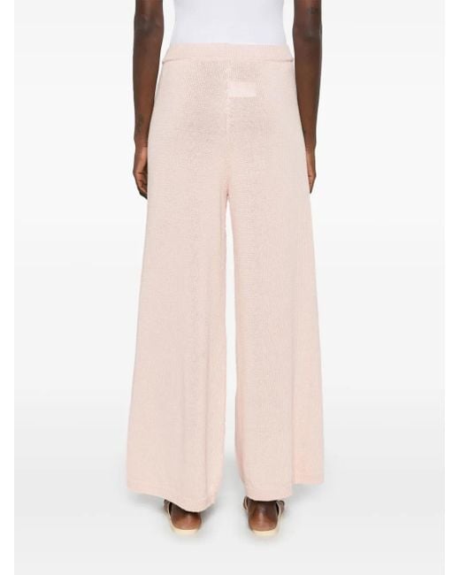 Iris Von Arnim Pink Knitted Trousers