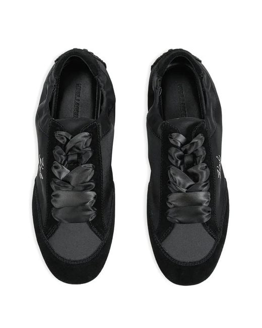 Karl Lagerfeld Black Low Top Sneakers
