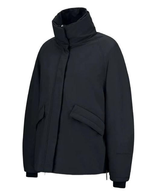 Herno Blue High-Neck Padded Jacket