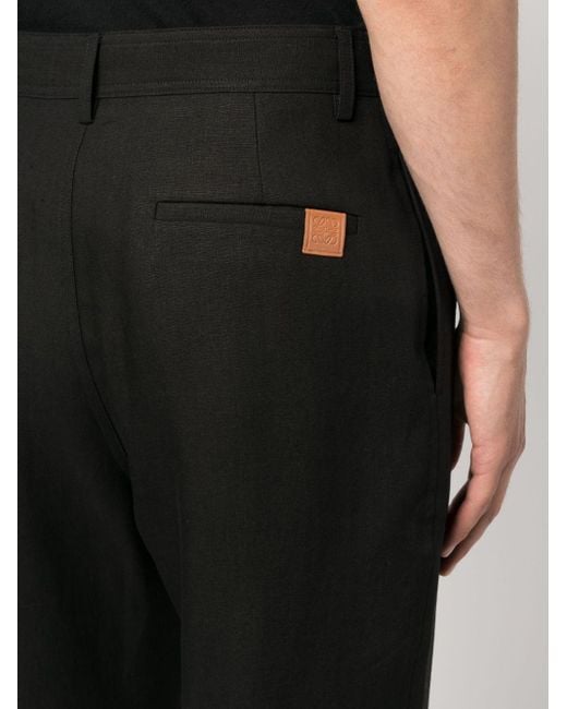 Loewe Klassische Hose mit Bügelfalten in Black für Herren