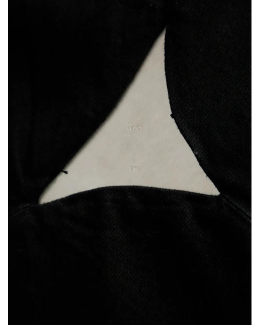 HELIOT EMIL Black Triangle-Detail Shirt Jacket for men