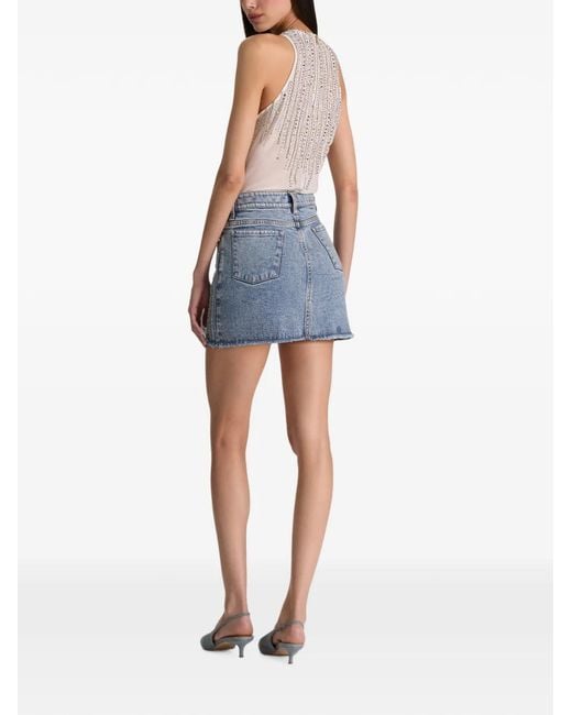 Alice + Olivia Blue Minijupe Kiera