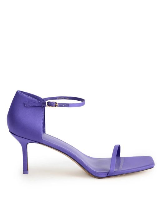 12 STOREEZ Purple 70Mm Satin Sandals