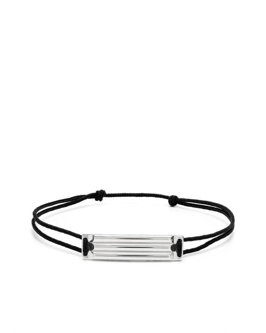 Le Gramme White Sterling 5G Gordon Braided Bracelet