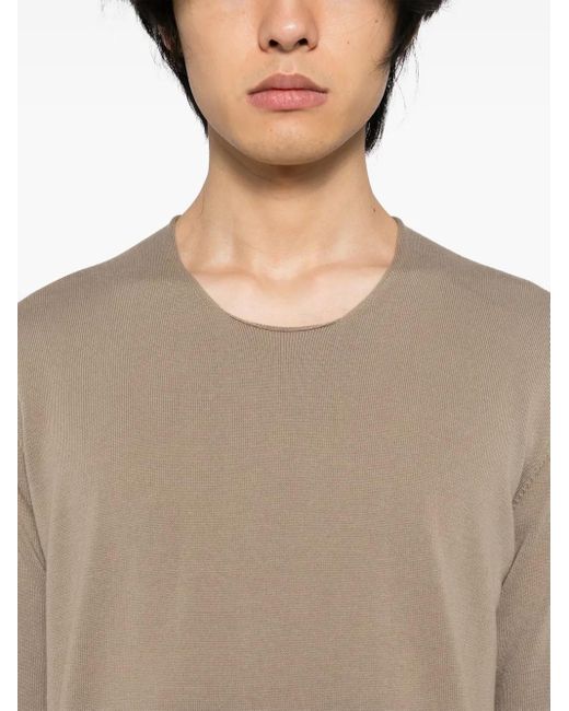 Label Under Construction Natural Cotton T-Shirt for men