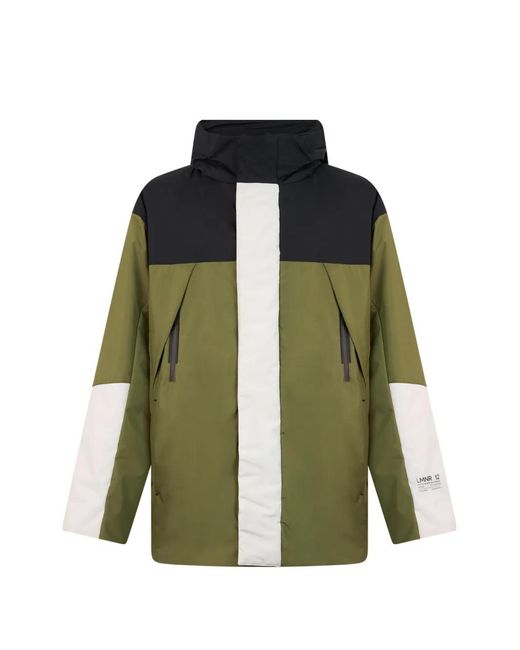 Herno Green Laminar Hooded Jacket for men