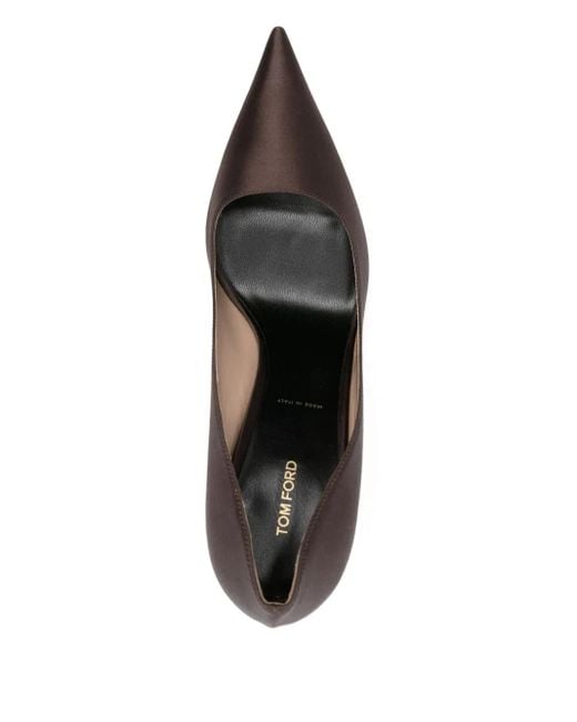 Tom Ford Brown Spitze Pumps 80mm