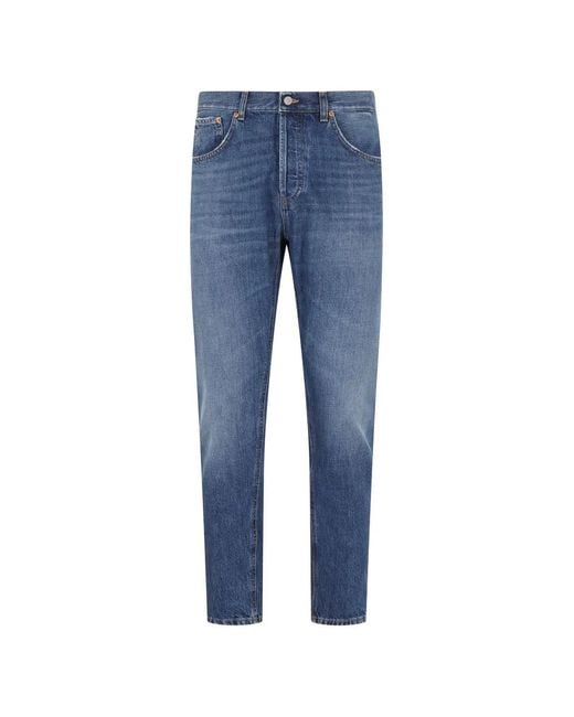 Dondup Blue Five-Pocket Jeans for men