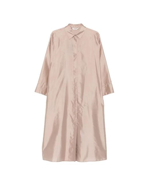 Max Mara Pink Manna Collared Dress
