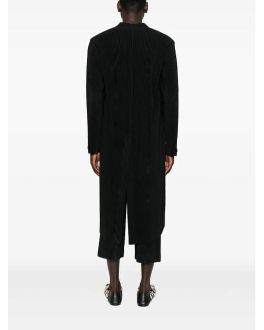 Homme Plissé Issey Miyake Tailored Pleats Jas Met 2 Knopen in het Black voor heren
