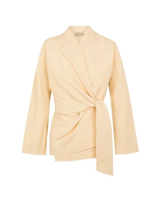 Cortana Natural Simona Wrap Jacket