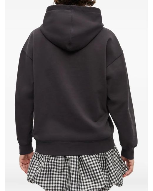 Ganni Hoodie Met Logoprint in het Black