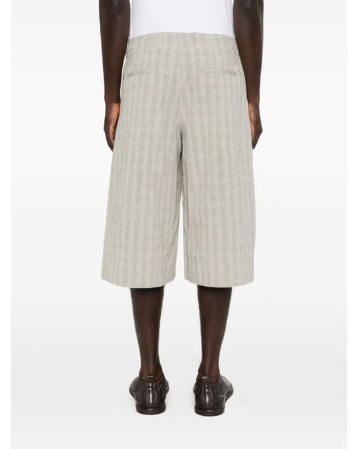 Our Legacy White Split Shorts for men