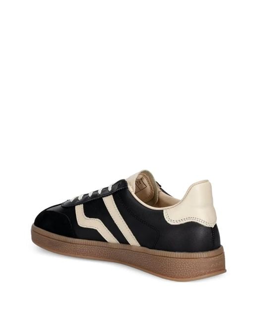 Gant Black Leather-Panelled Sneakers