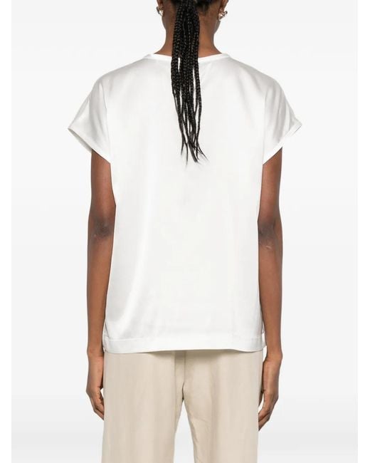 Panicale White Blouse À Ornements