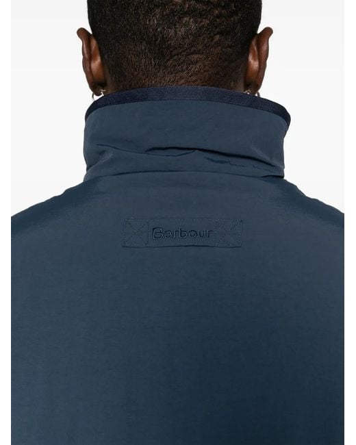 Barbour Blue Reversible Fleece Jacket for men