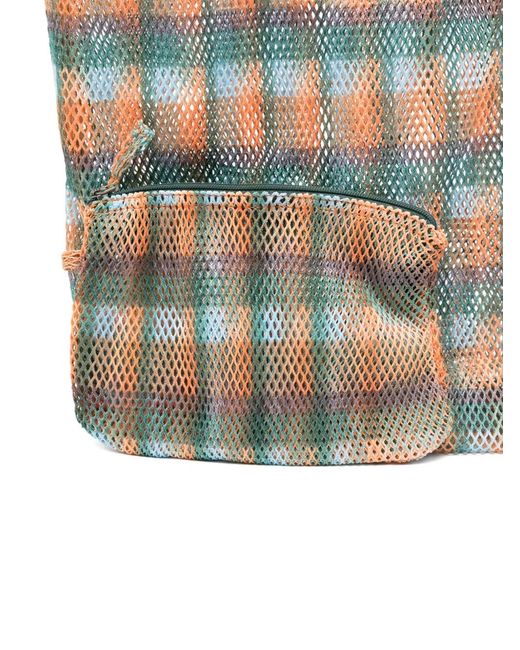 Epice Blue Kanpur Checked Tote Bag