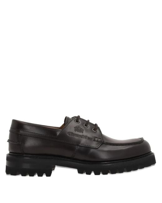 Church's Black Pickering Leather Lace-Up Derby Shoes for men