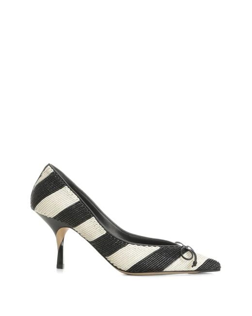 Jacquemus White The Tourni Heeled Pumps