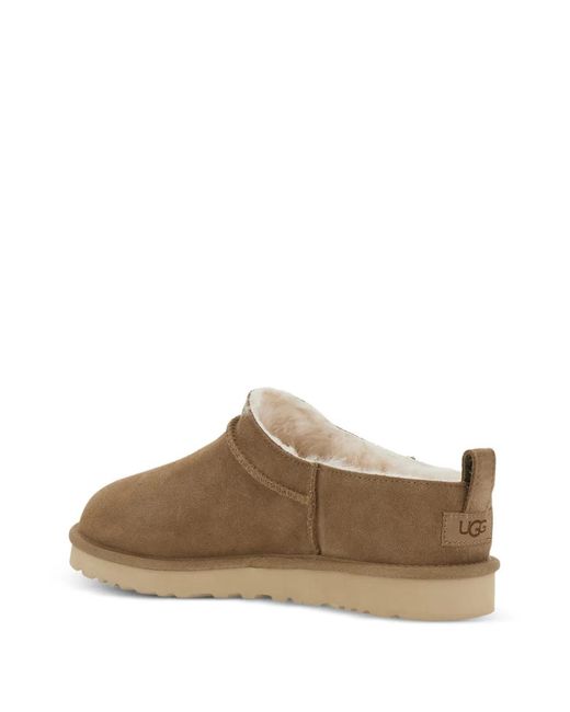 Ugg Brown Classic Micro Suede Boots for men