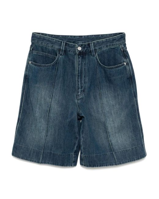 CROQUIS Blue Straight-Leg Denim Shorts for men