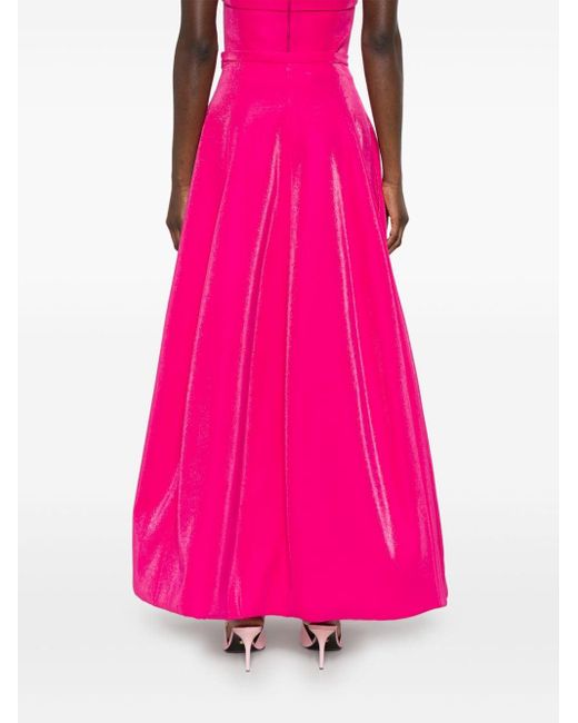 Emporio Armani Pink A-line Long Skirt
