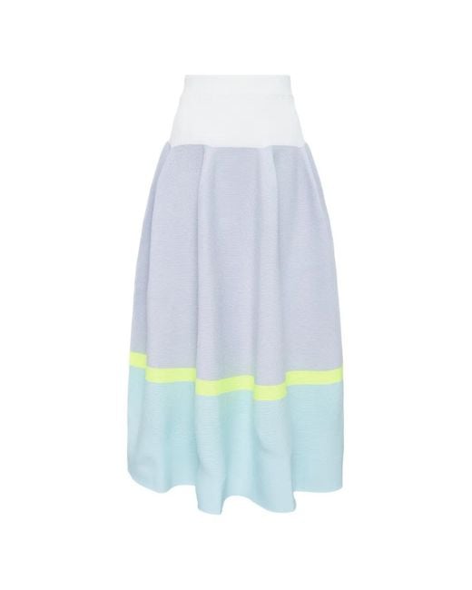 CFCL Pottery Midi-Rok in het White