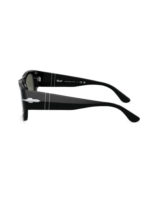 Persol Green Square-Frame Tinted Sunglasses