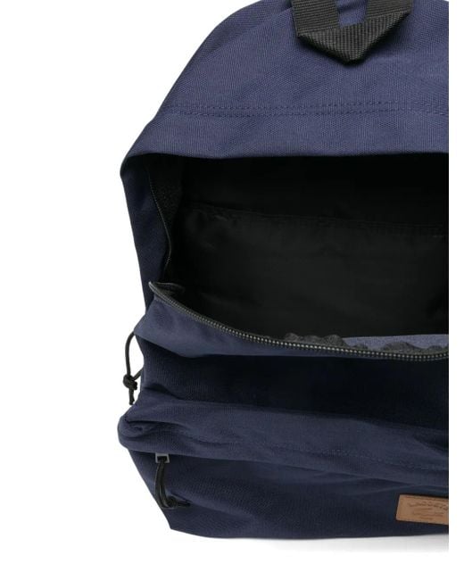 Lacoste Blue Logo-Patch Backpack for men