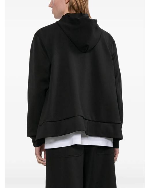 COMME DES GARÇON BLACK Black Hoodie À Fermeture Zippée