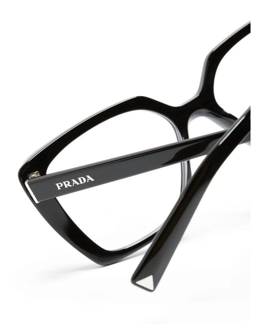 Prada Black Square-Frame Glasses