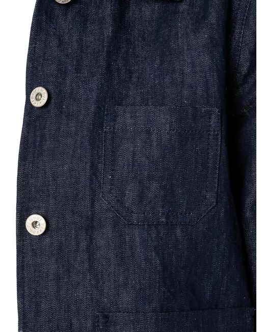 Naked & Famous Blue Gracie Button-Up Jacket