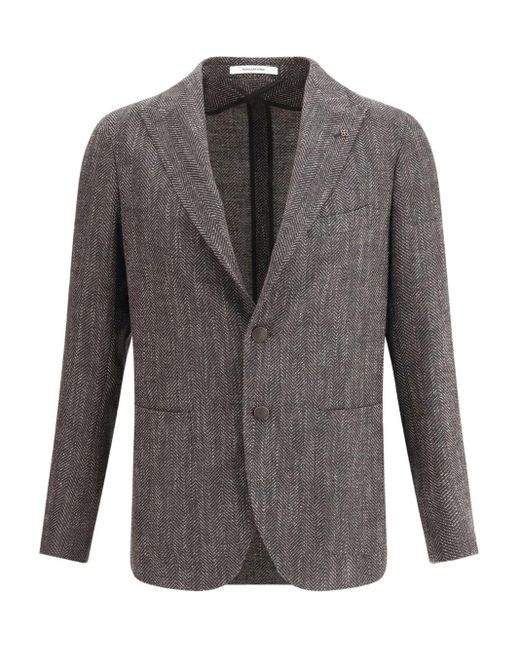 Tagliatore Sakko mit steigendem Revers in Gray für Herren