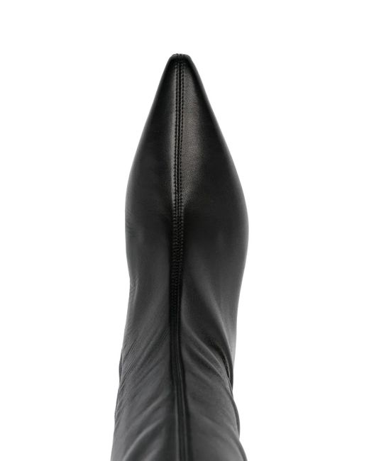 Courreges Black Scuba Stretch 60Mm Leather Boots