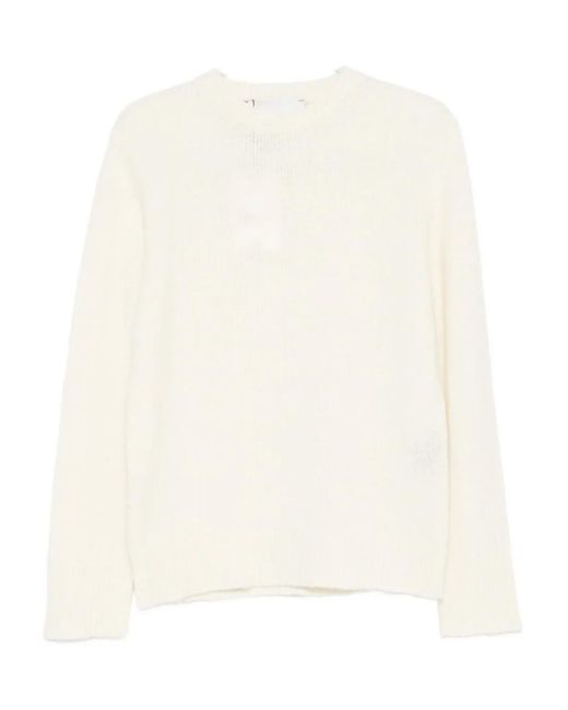 メンズ Amaranto Crew-neck Sweater White