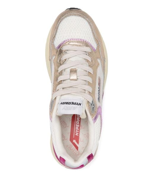 Autry Pink Low-Top Sneaker