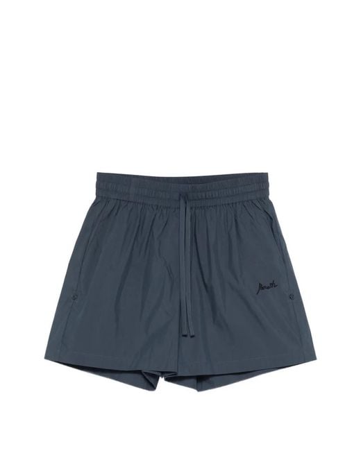 P.A.R.O.S.H. Blue Drawstring Shorts