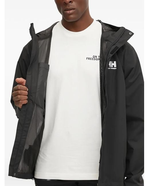 Helly Hansen Black Hooded Jacket for men