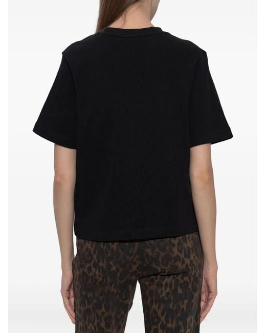 AllSaints Black Ella Lisa Beaded T-Shirt