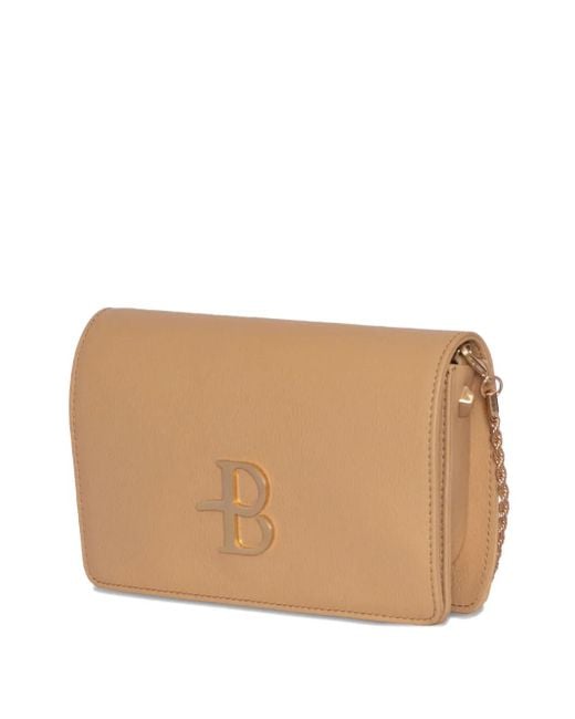 Ballantyne チェーンストラップ フラップ ショルダーバッグ Natural