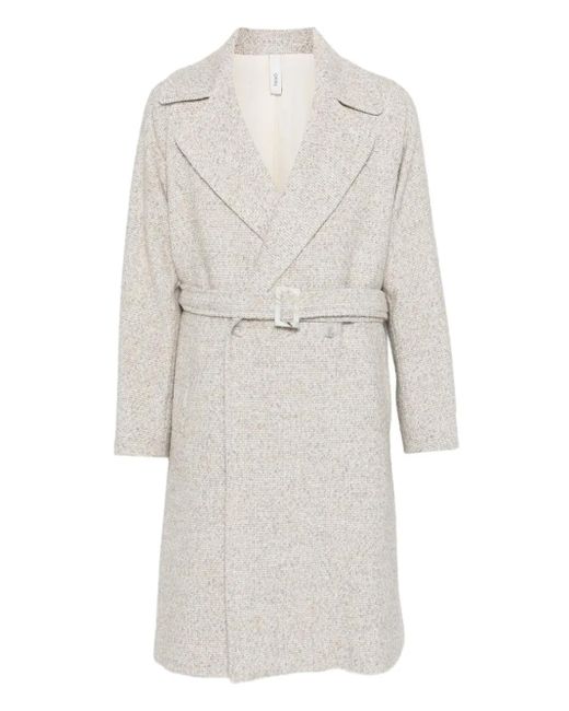 Manteau À Taille Ceinturée Hevò pour homme en coloris White